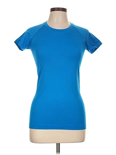 Pre-owned Lululemon Athletica Active T-shirt In Blue