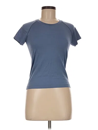 Pre-owned Lululemon Athletica Active T-shirt In Blue