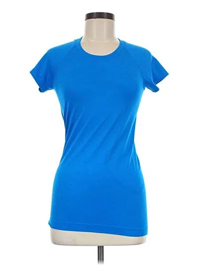 Pre-owned Lululemon Athletica Active T-shirt In Blue