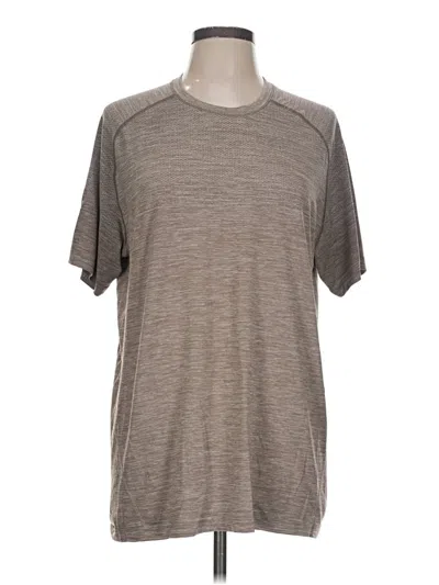 Pre-owned Lululemon Athletica Active T-shirt In Brown
