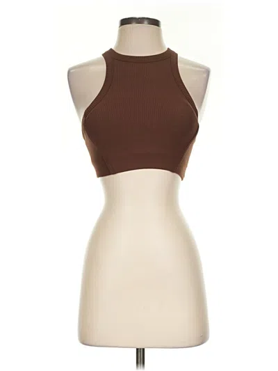 Pre-owned Lululemon Athletica Active T-shirt In Brown