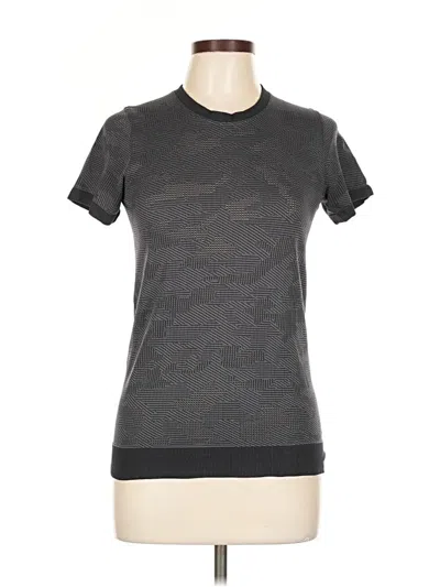 Pre-owned Lululemon Athletica Active T-shirt In Gray