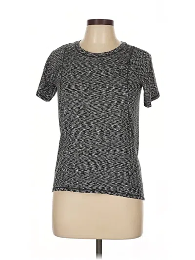 Pre-owned Lululemon Athletica Active T-shirt In Gray