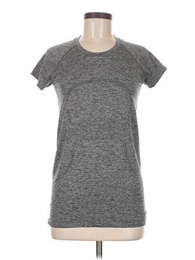 Pre-owned Lululemon Athletica Active T-shirt In Gray