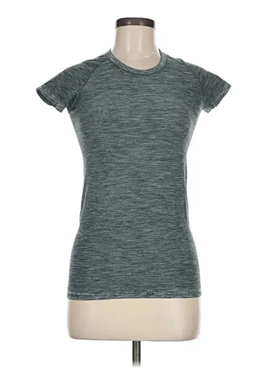 Pre-owned Lululemon Athletica Active T-shirt In Gray