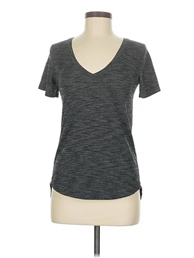 Pre-owned Lululemon Athletica Active T-shirt In Gray