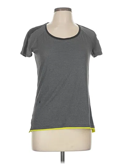 Pre-owned Lululemon Athletica Active T-shirt In Gray