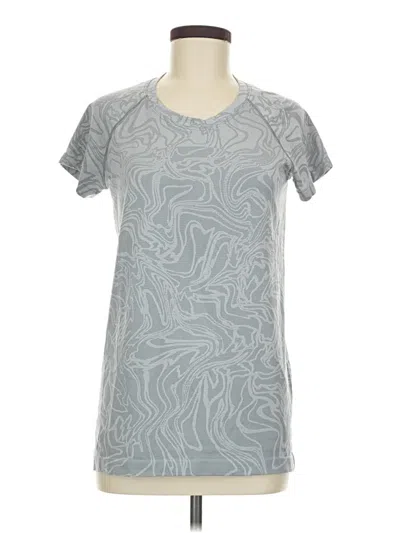 Pre-owned Lululemon Athletica Active T-shirt In Gray