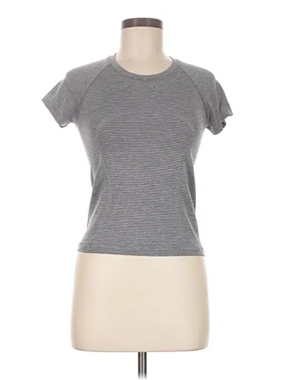 Pre-owned Lululemon Athletica Active T-shirt In Gray
