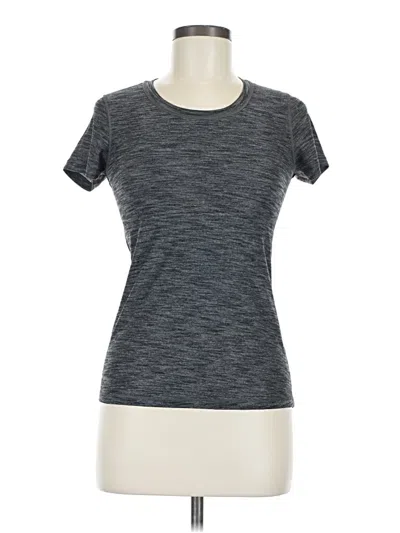 Pre-owned Lululemon Athletica Active T-shirt In Gray