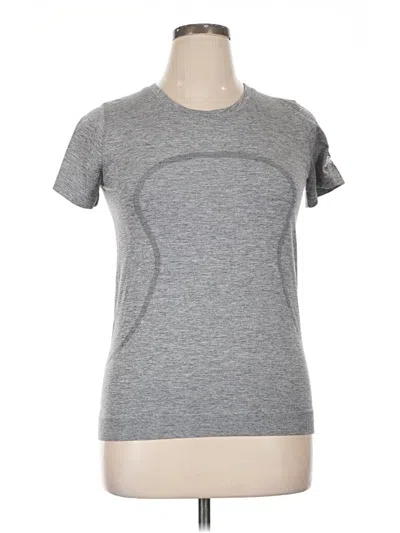 Pre-owned Lululemon Athletica Active T-shirt In Gray