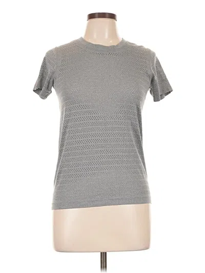 Pre-owned Lululemon Athletica Active T-shirt In Gray