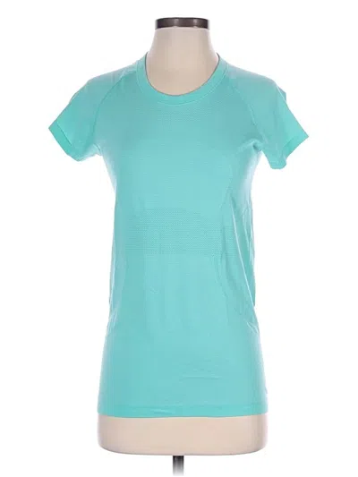Pre-owned Lululemon Athletica Active T-shirt In Green