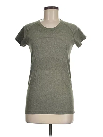 Pre-owned Lululemon Athletica Active T-shirt In Green