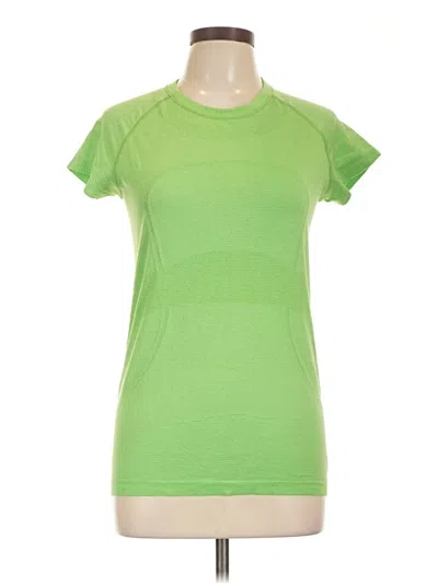 Pre-owned Lululemon Athletica Active T-shirt In Green