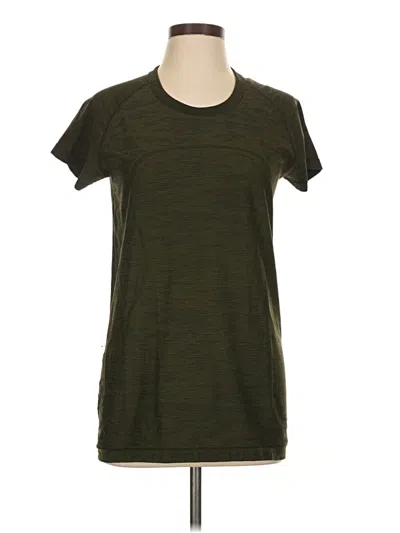 Pre-owned Lululemon Athletica Active T-shirt In Green