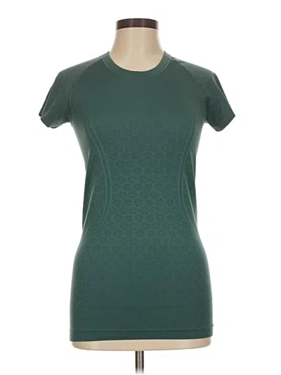 Pre-owned Lululemon Athletica Active T-shirt In Green