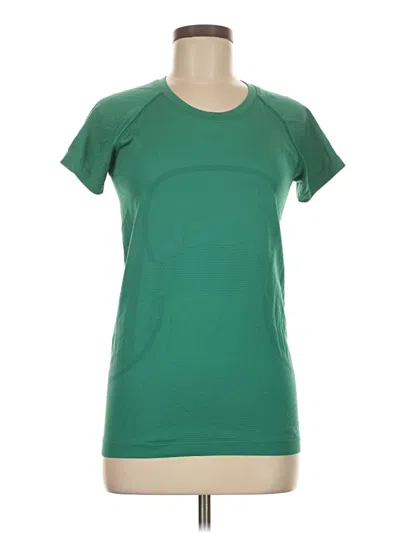 Pre-owned Lululemon Athletica Active T-shirt In Green