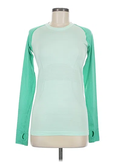 Pre-owned Lululemon Athletica Active T-shirt In Green