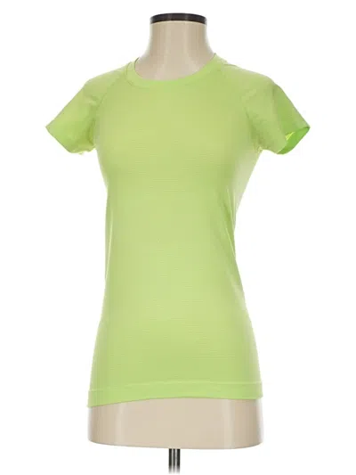 Pre-owned Lululemon Athletica Active T-shirt In Green