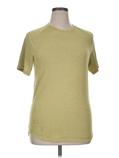 Pre-owned Lululemon Athletica Active T-shirt In Green