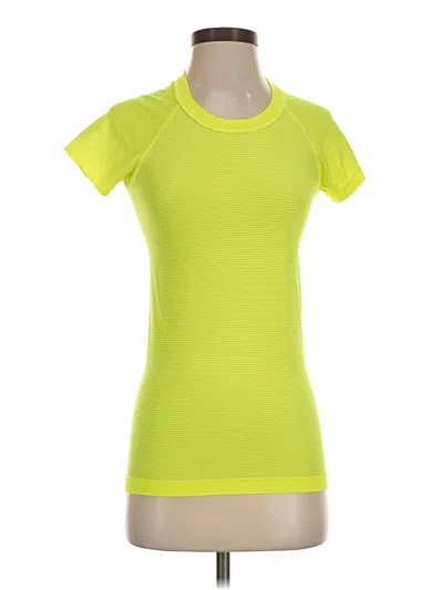 Pre-owned Lululemon Athletica Active T-shirt In Green