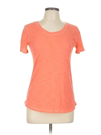 Pre-owned Lululemon Athletica Active T-shirt In Orange