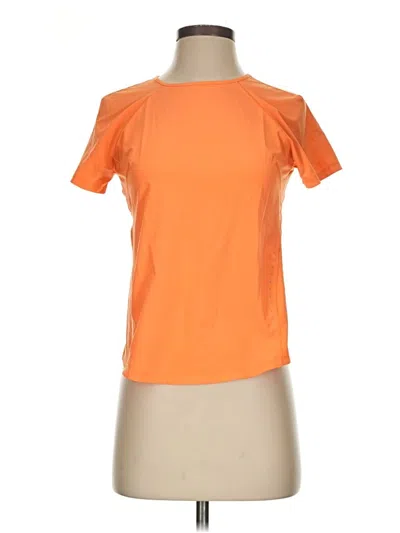 Pre-owned Lululemon Athletica Active T-shirt In Orange