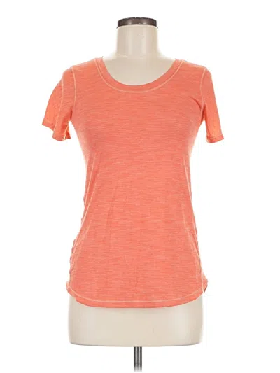 Pre-owned Lululemon Athletica Active T-shirt In Orange