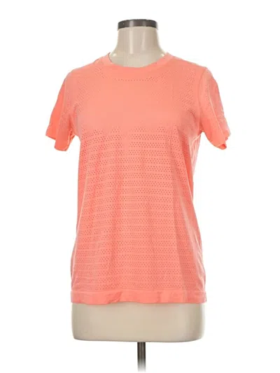Pre-owned Lululemon Athletica Active T-shirt In Pink