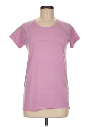 Pre-owned Lululemon Athletica Active T-shirt In Pink
