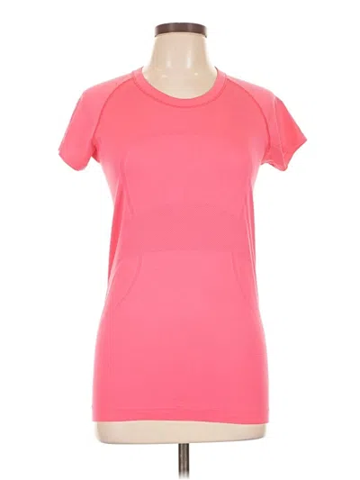 Pre-owned Lululemon Athletica Active T-shirt In Pink