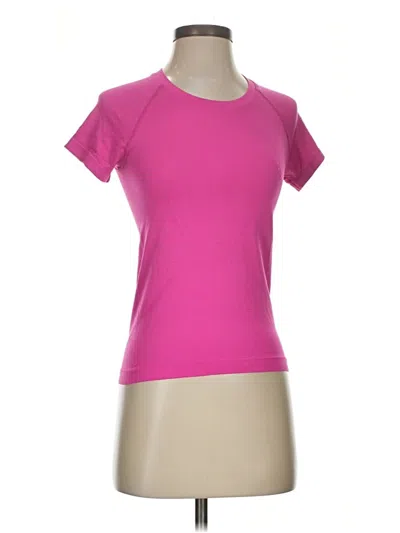 Pre-owned Lululemon Athletica Active T-shirt In Pink