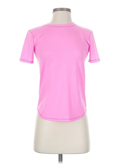 Pre-owned Lululemon Athletica Active T-shirt In Pink