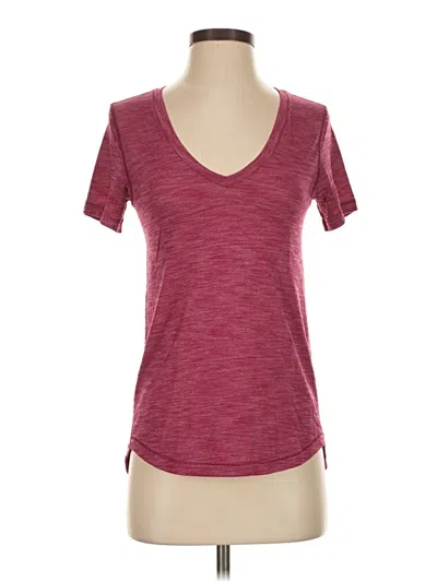 Pre-owned Lululemon Athletica Active T-shirt In Pink