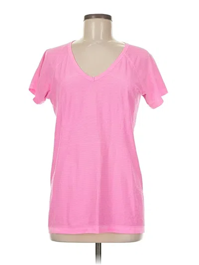 Pre-owned Lululemon Athletica Active T-shirt In Pink