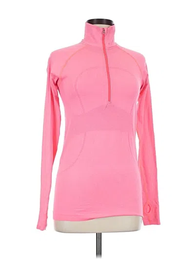 Pre-owned Lululemon Athletica Active T-shirt In Pink