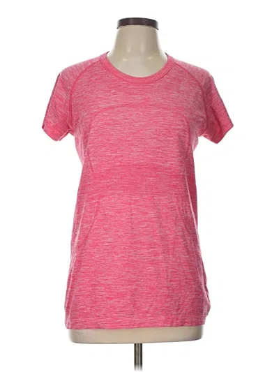 Pre-owned Lululemon Athletica Active T-shirt In Pink