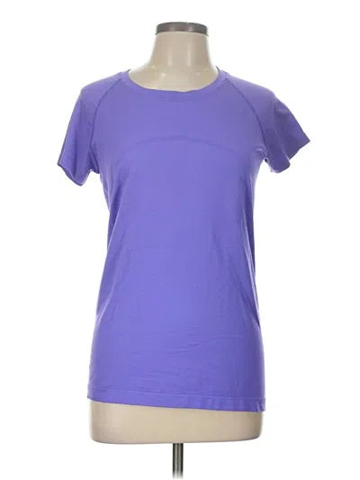 Pre-owned Lululemon Athletica Active T-shirt In Purple