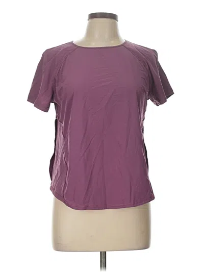 Pre-owned Lululemon Athletica Active T-shirt In Purple
