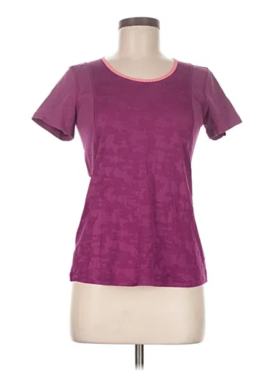 Pre-owned Lululemon Athletica Active T-shirt In Purple