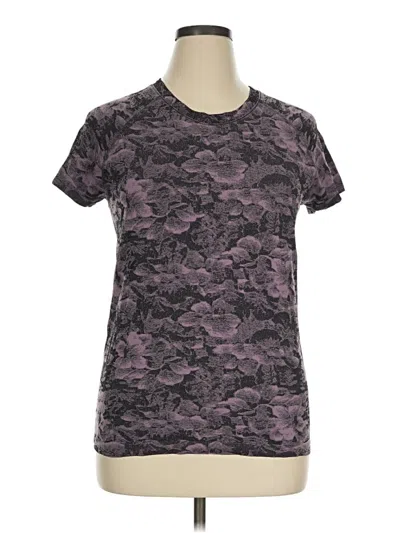 Pre-owned Lululemon Athletica Active T-shirt In Purple