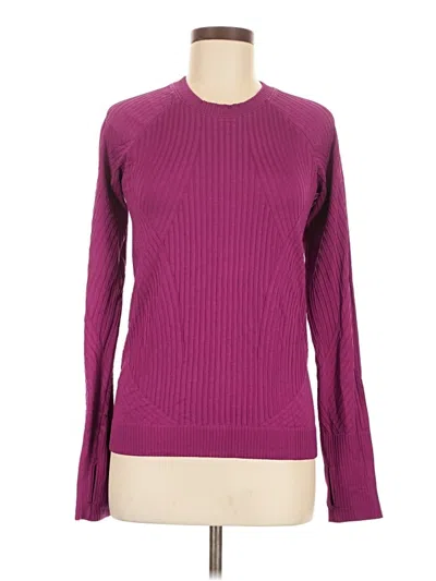 Pre-owned Lululemon Athletica Active T-shirt In Purple