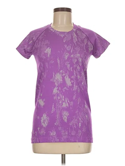 Pre-owned Lululemon Athletica Active T-shirt In Purple