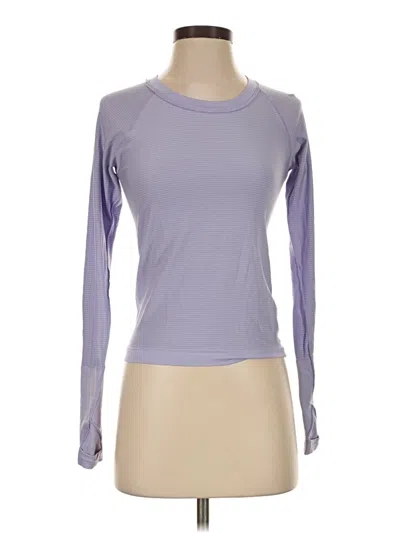 Pre-owned Lululemon Athletica Active T-shirt In Purple