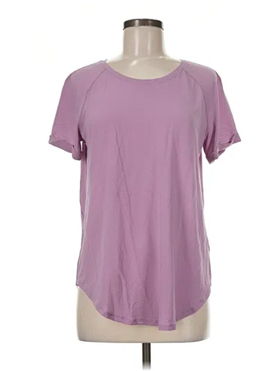 Pre-owned Lululemon Athletica Active T-shirt In Purple