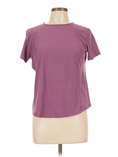Pre-owned Lululemon Athletica Active T-shirt In Purple