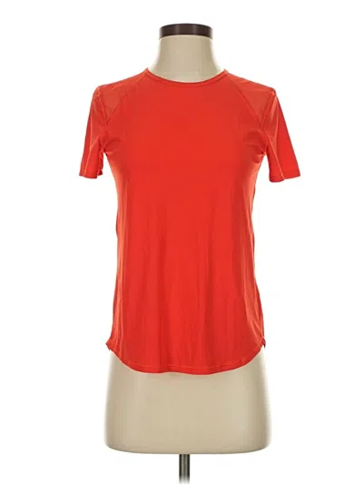 Pre-owned Lululemon Athletica Active T-shirt In Red