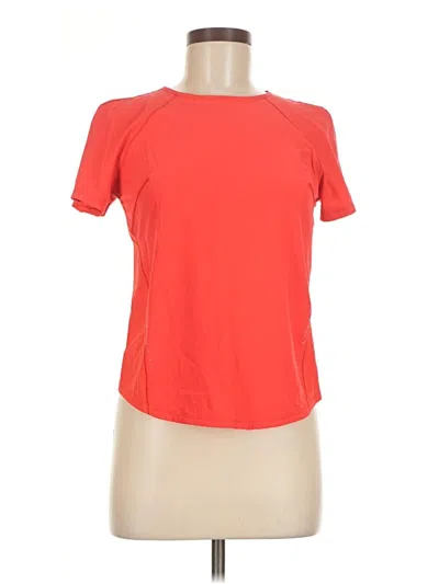 Pre-owned Lululemon Athletica Active T-shirt In Red