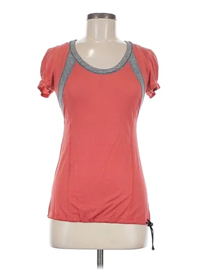 Pre-owned Lululemon Athletica Active T-shirt In Red